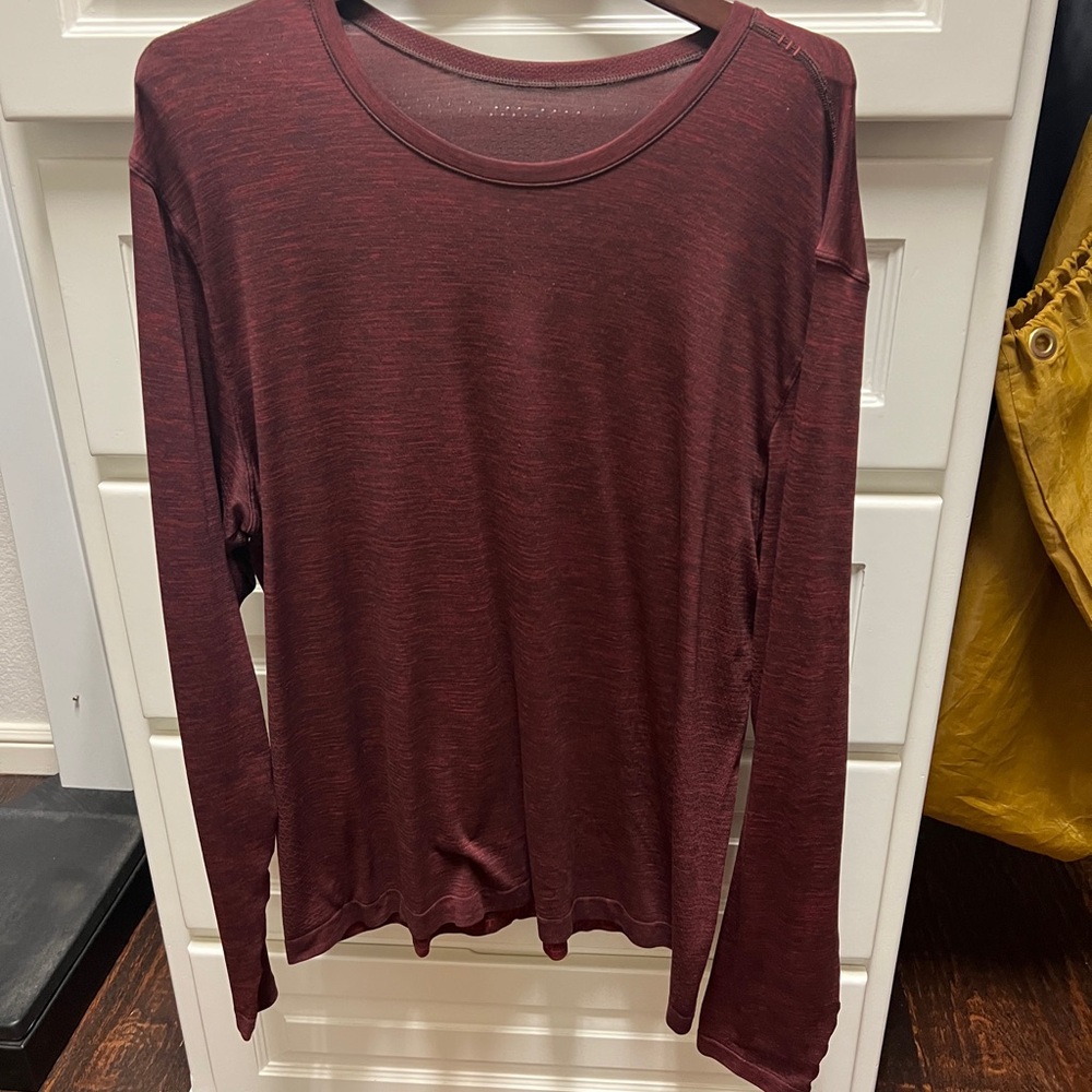 lululemon athletica Men's Burgundy Crewneck Sweater